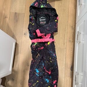 Tipsy Elves Splatter Paint Snow Suit for Kids